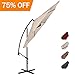 EASELAND Patio Umbrella (10ft, Beige)