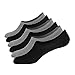 No Show Socks Mens 6 Pack Low Cut Cotton Non Slip Casual Thin Boat Socks 6-11