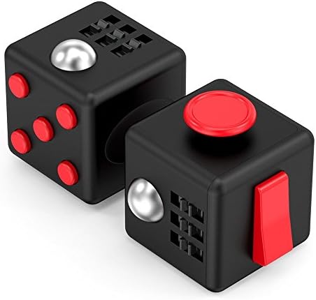 PAPAIT Cube Anti-Stress/Anti-anxiety and Depression Ball Prime Quality Toy for Children Teen Student Adult [Easy Carrying] Finger Dice Stress Reliever for Work School