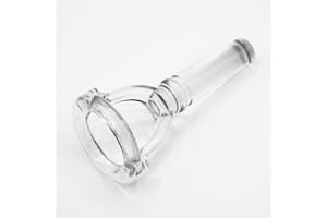 Trombone Embouchure Visualizer (Clear Design) – Mouthpiece Practice Tool – BRASS DESIGN [Rim Diameter: 1.04" / 26.5mm]