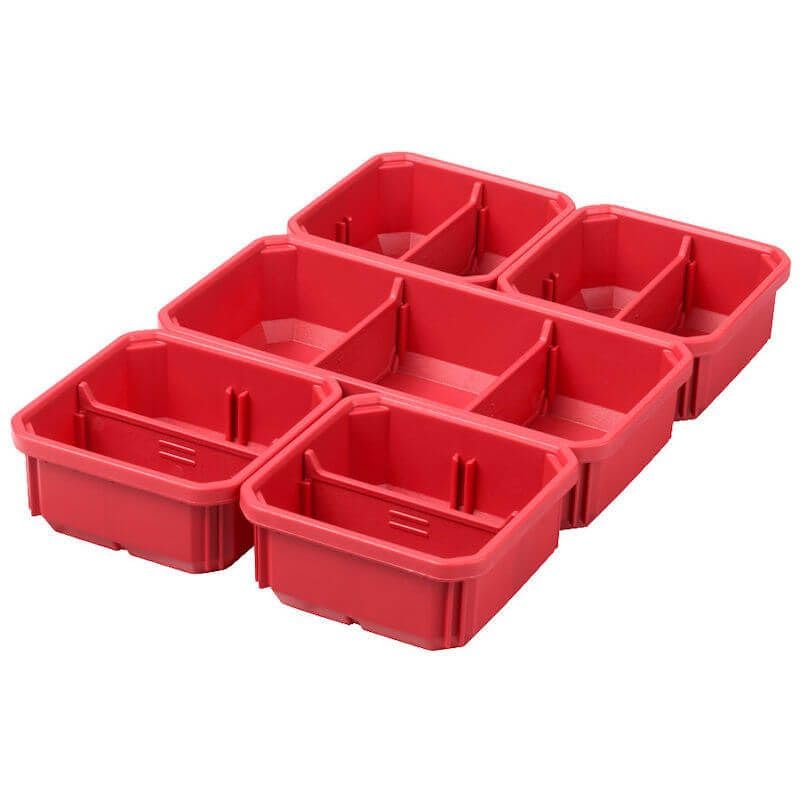 Milwaukee PACKOUT 4932478301 Boxes for Organiser Slim (5), Multi-Coloured