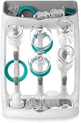 OXO Tot Space Saving Drying Rack – Upright, 9 Hooks, Removable Tray view 10