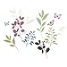 RoomMates Botanical Butterfly Peel and Stick Wall Decals, ,