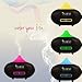 Purest Naturals Diffusers for Essential Oils, 100ml Mini Aroma Cool Mist Humidifiers for Bedroom, Home, Study, Office, Spa & Baby Nursery, Auto Shut-Off and 7 Color Led Night Lights (Dark Brown)