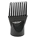 1 Pair Professional Universal Hairdressing Salon Hair Dryer Diffuser Wind Blow Cover Comb Attachment Nozzle Black Plastic Dual Grip