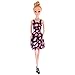 Total 56pcs - 7 Pack Barbie Clothes Dresses Accessory Party Grown Outfits Barbie Fashionista + 49pcs Barbie Accessories Shoes Bags Necklace Mirror Hanger Tableware for Barbie Doll Girl Birthday Gift