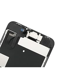 Repuesto de pantalla LCD táctil para cámara frontal con botón de inicio con herramientas de reparación para iPhone 8 Plus de 5,5 pulgadas., Negro