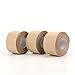 Fasmov 3 Pack Kraft Paper Tape, 2.4 Inches, 441 Ft Brown Kraft Gum Tape Provides Heavy Duty Adhesive for Packaging and Shipping