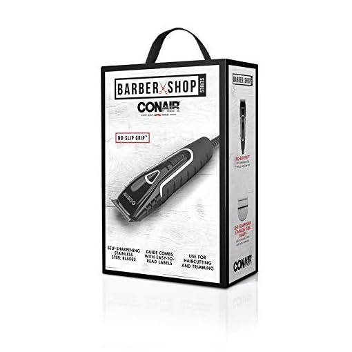 Conair Barbershop Series No-Slip Grip 20-piece Haircut Kit, Home Hair Cutting Kit - Image 10