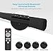 Sound Bars for TV, Meidong KY 2022 Soundbars for TV, With 40 W Strong Bass, 2 Bluetooth Audio speakers, 35-Inch Soundbars, Wireless & Wired connection, Optical Cable, Wall Mountable, Remote Controlthumb 3