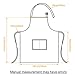 SINLAND Kids Apron with Pocket 2 Pack Adjustable Children Chef Apron for Cooking Baking Painting (M: 6-12 Years)