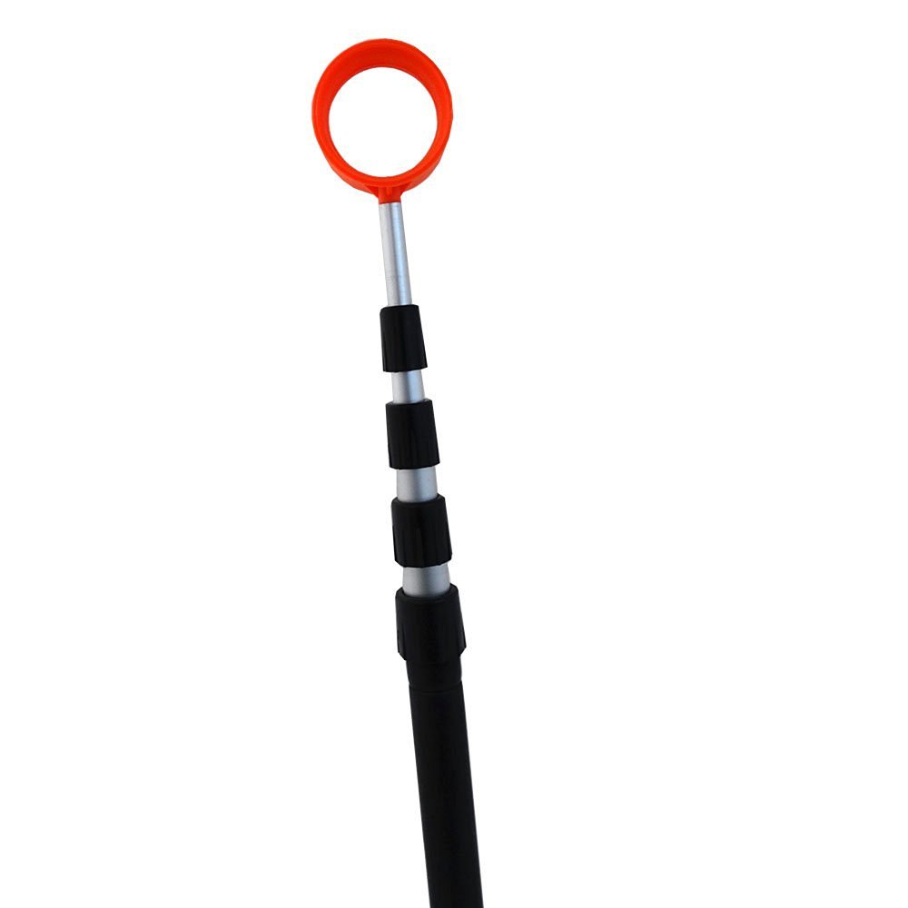 JP Lann 15' Foot Golf Ball Retriever w/EZView Orange Pressure Head