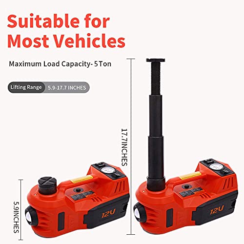 Trihelper Hydraulic Car Jack Set 5 in 1 Vehicle Floor Jack Kit 5 Ton