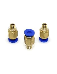 witbot PC4 M6 recta 4 mm hilo conector para impresora 3d M6 (Pack de 10 pcs)