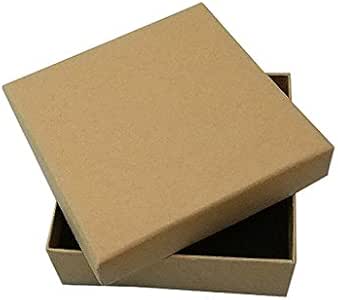 TOOGOO 16 Piezas de Joyero de Carton de Kraft, 9 * 9 * 3cm: Amazon.es: Hogar