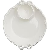 Mud Pie Ceramic Bow Chip And Dip