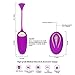 YICO Remote Control Bullet Vibrator Wireless Vibrating Love Eggs Mini Clitoral Stimulator Rechargeable Waterproof Silicone Quiet Adult Sex Toys 12 Mode Viberate Vibe for Women Couples,Purple