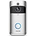 EKEN Video Doorbell 2 720P HD Wifi Camera Real-Time Video Two-Way Audio Wide-angle Lens Night Vision PIR Motion Detection App Control with FREE Chime (Add Both To Cart) & Built-in 8GB Card