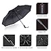 REYLEO Folding Umbrellas, Travel Umbrella Windproof Up to 120km/h, Teflon Coating, Auto Open/Close Button, Can be Folded 10000+ Times, WU01A