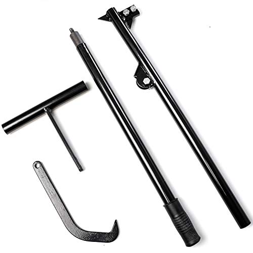 Biltek Steel Handled Timberjack - Log Roller Grabber Cant Hook and Cutting Jack (Cant Hook, Cant Dog, Log Jack, Log Stand, Log Peavey) - Thumbnail 6
