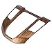 Saihisday Peach Wood Grain Inner Gear Shift Panel Cover Water Cup Holder for Honda CRV CR-V 2017 2018 (Gear Shift Panel Cover)