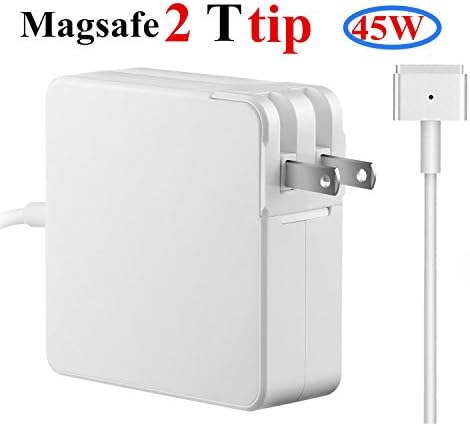 Calie Macbook Air Charger, 45W T-Tip Power Adapter Ac Charger for Macbook Air 11 inch and 13-inch(For Macbook Air Released after Mid 2012)