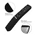 AKWOX Silicone Remote Case for Samsung BN59-01241A BN59-01242A BN59-01292A Remote Cover Shockproof Washable Remote Protector for Samsung UHD TV Remote Texture Design with Lanyard (Black)