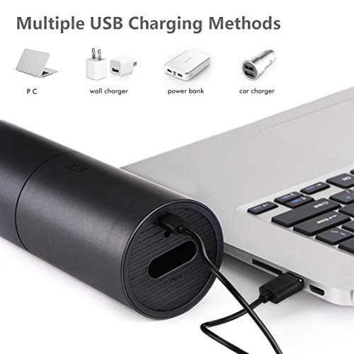 UKHONK Mini Vacuum Cleaner,Handheld Vacuum and Blower 2 in 1,Computer keyboard Cleaner,Cordless USB Rechargeable,Portable Car Vac Cleaner with Quick Charge,for Desktop,Car Interior and Other Crevices