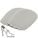 Foot Petals Haute Heelz Heel Cushions Inserts, Silver Rose