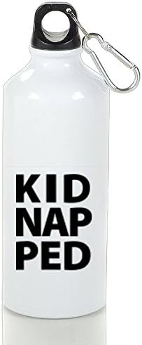 Hangren KIDNAPPED Sports Aluminum Water Bottle - 400/500/600ml 14/17/21oz White Drinking Climbing Cups