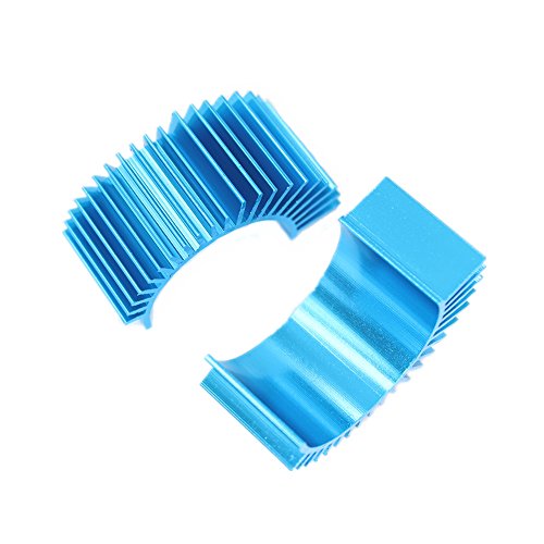 Hobbypark Aluminum Electric Motor Heat Sink Cooling Fins For RS540 550 540 3650 Size (Pack of 2)