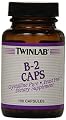 Twinlab B-2 Caps 100mg, 100 Capsules (Pack of 4)