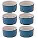 Mrs. Anderson’s Baking Ramekin, Ceramic Earthenware, Blueberry, 2.5-Inch, 2-Ounce Capacity