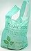 Green T-Shirt Thank You Plastic Bags (Pck of 500 Bags)