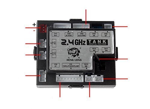 HengLong Tank Upgrade 2.4Ghz Radio System for 1/16 RC ... midea wiring diagrams 