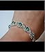 Long Way Women's Silver/Gold Plated Crystal Bracelets 6.7
