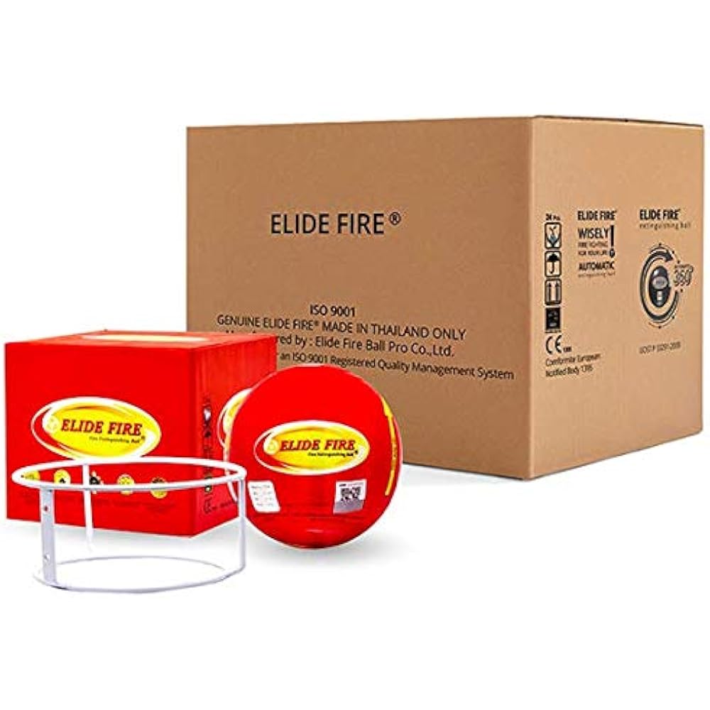 Elide Fire Ball, Self Activation Extinguisher, 2018 New Version, Boat