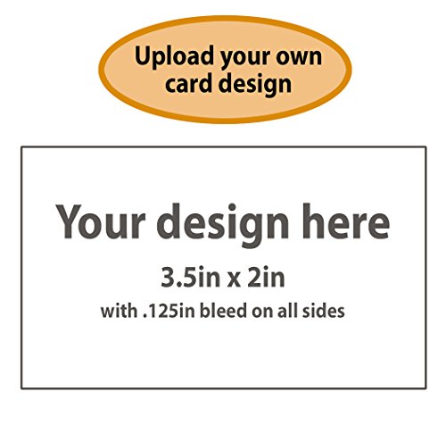 Buttonsmith Custom Business Cards - Double-sided, 110 lb Smooth Touch