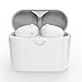 True Wireless Earbuds,Bluetooth Mini in Ear Headphones Kelodo Running Headset Built-in Mic Hands-free Stereo Earphones with Charging Case for Android and iPhone White