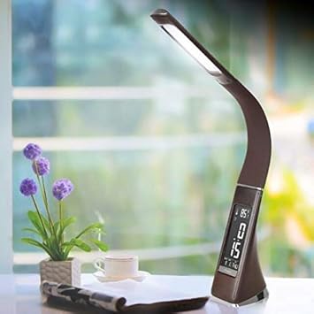 desk lamp with digital clock