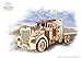 UGEARS Models 3-D Wooden Puzzle - Mechanical Heavy Boy Truck VM-03 Wooden Model Kit for Adults and Teens