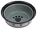 PetRageous 44248 Metro Paws Stoneware Dog Bowl 6-Inch Diameter and 2.5-Inch Tall Bowl with 2-Cup Capacity and Dishwasher and Microwave-Safe for Small and Medium Dogs and Cats, Multi-Color