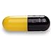 CapsulCN. Empty Gel Caps Empty Gelatin Capsules, 1,000pcs, Size 00,Black and Yellow,Separated