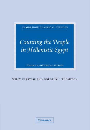 Download Counting the People in Hellenistic Egypt (Cambridge Classical Studies) Download Counting the People in Hellenistic Egypt (Cambridge Classical Studies)
