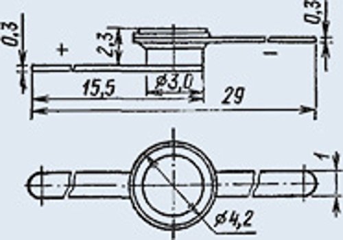 AI201B Military Ga-As Oscillator Tunnel Diodes USSR 4 pcs