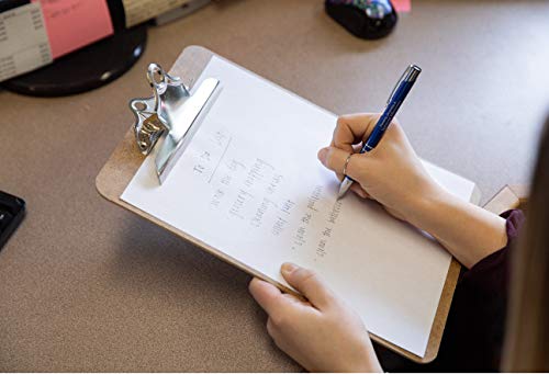 Clipboard (Pack of 5) Standard Clip Hardboard | for Classroom,Clerical Work & Office use (Letter Size 9'' x 12.5'')