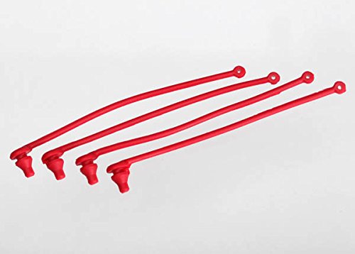 Traxxas 5752 Red Spartan Body Clip Retainers (set of 4)