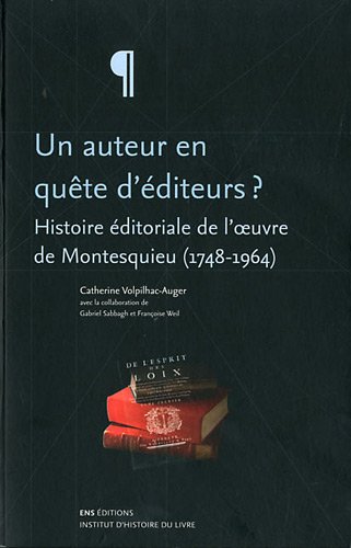 Un  auteur en quête d'éditeurs ?