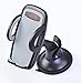 iSunnao Universal Smartphone Car Holder Mount - 360° Rotation Mount with Ball Joint - Universal for Apple/Samsung/HTC/Windows/Android Smartphones (Mount Holder - Grey)
