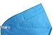Muryobao Mouth Mask Anti Pollution Mask Unisex Outdoor Protection N95 4 Layer Filter Insert Anti Dust Mask Pack of 10 Blue